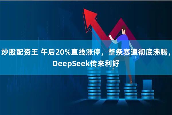 炒股配资王 午后20%直线涨停，整条赛道彻底沸腾，DeepSeek传来利好